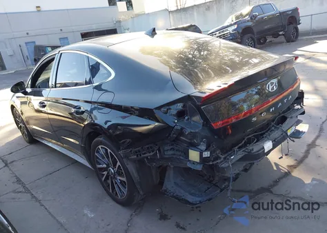 2020 Hyundai Sonata Sel Plus z USA, uszkodzony, nr VIN 5NPEJ4J24LH027381